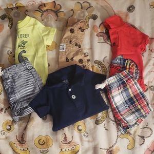 Newborn Matching Short Set Bundle